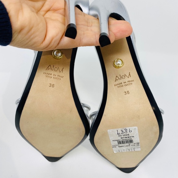 ALEVI Milano*Heels w/Diamanté Ankle US 7 $895 - Picture 7 of 8